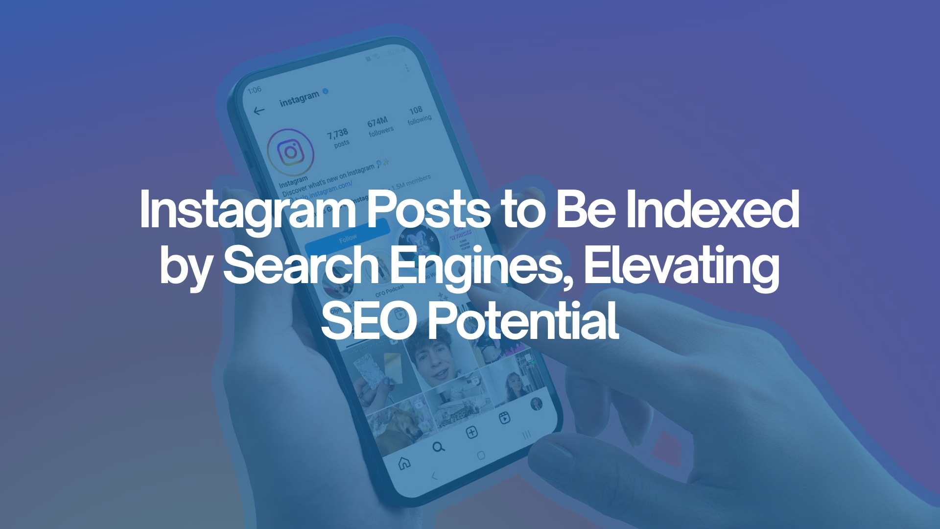 Marketing Trends | Instagram posts Index in Search Engine