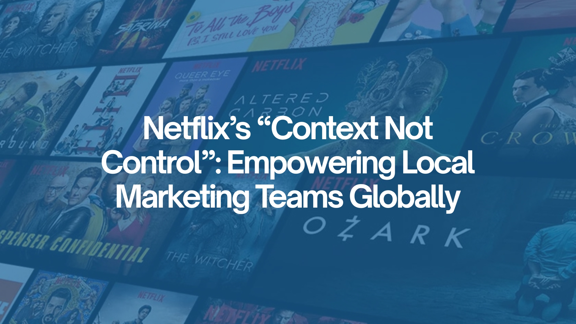 Marketing Trends | Netflix uses local marketing