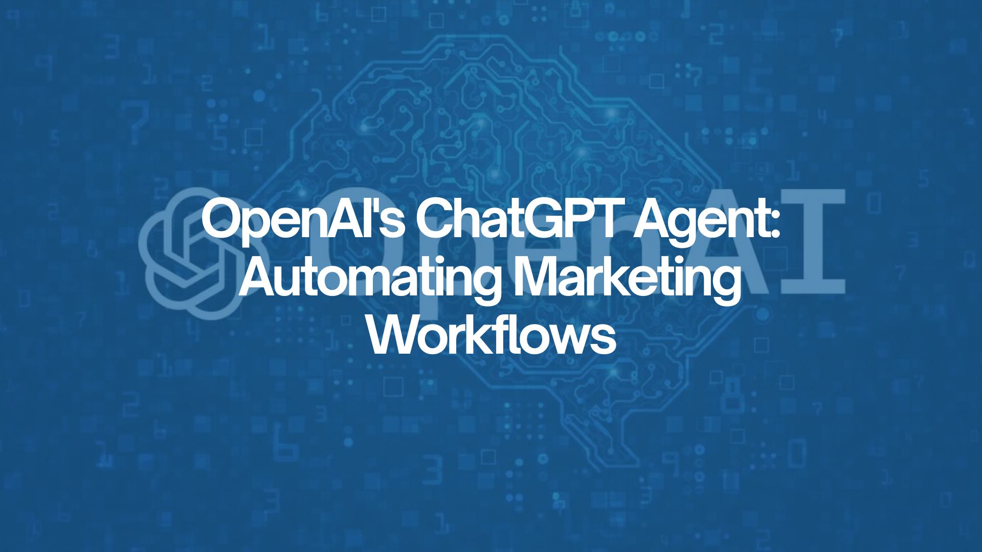 Marketing Trends ChatGPT Agent